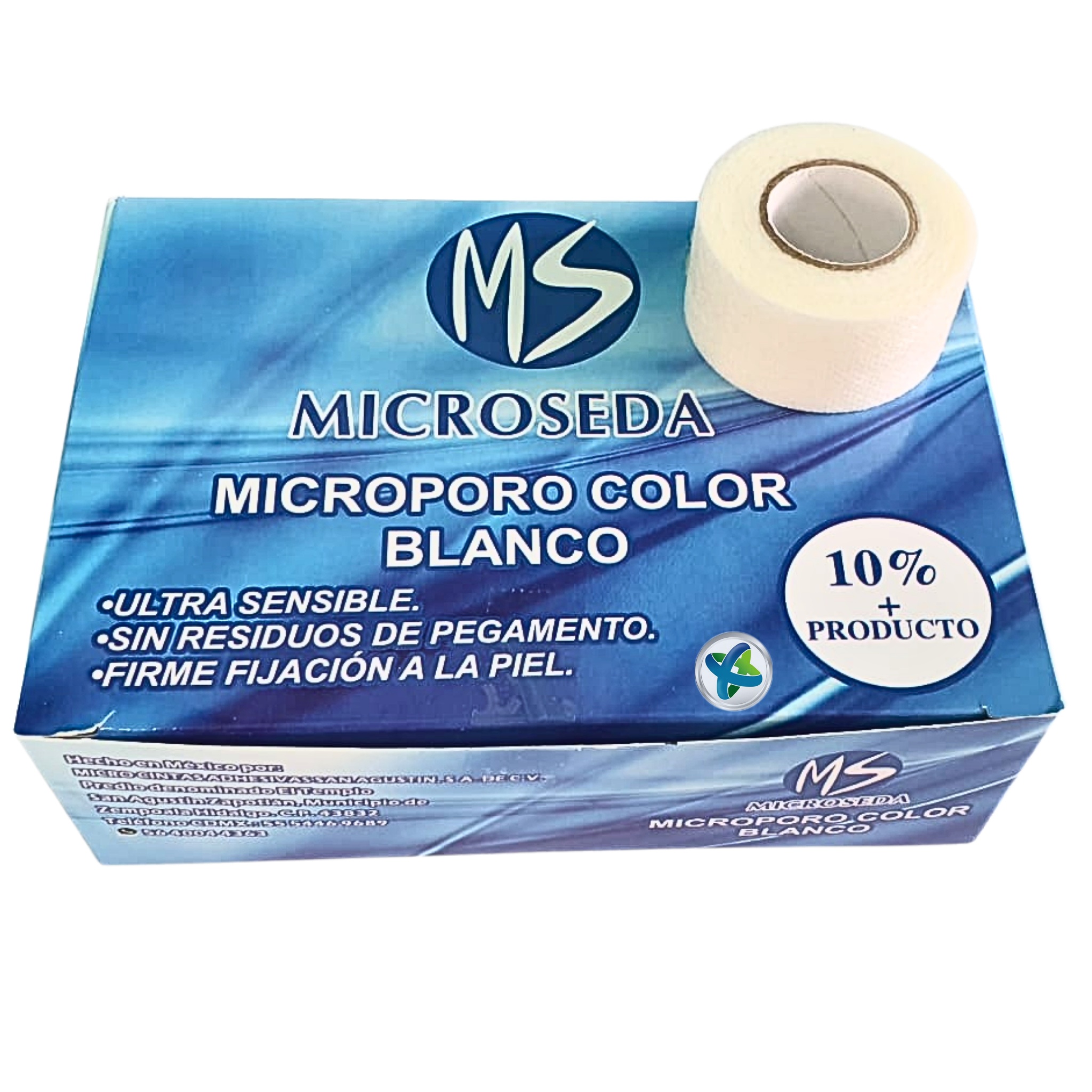 Cinta Microporosa Microseda® 10 mts. Caja.