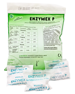 Detergente enzimático Enzymex P®. Bolsa/12 sobres/20 grs.