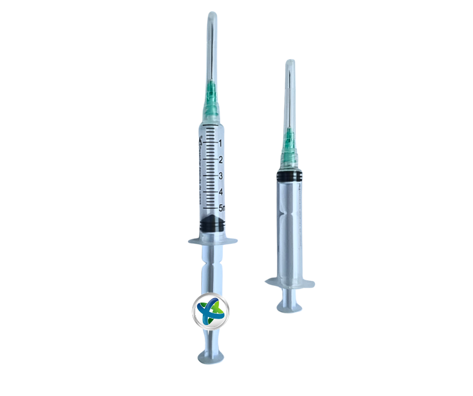 Jeringa Hipodérmica Protec® 22 x 32 (Negra). Caja/100 Pzas.