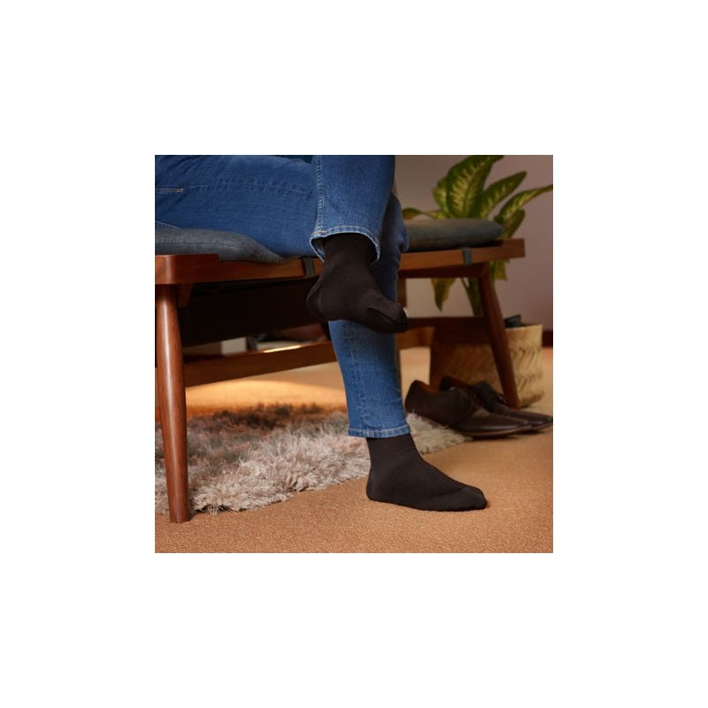 Calcetín a la rodilla G Black (negro). 20-30 mmHg.