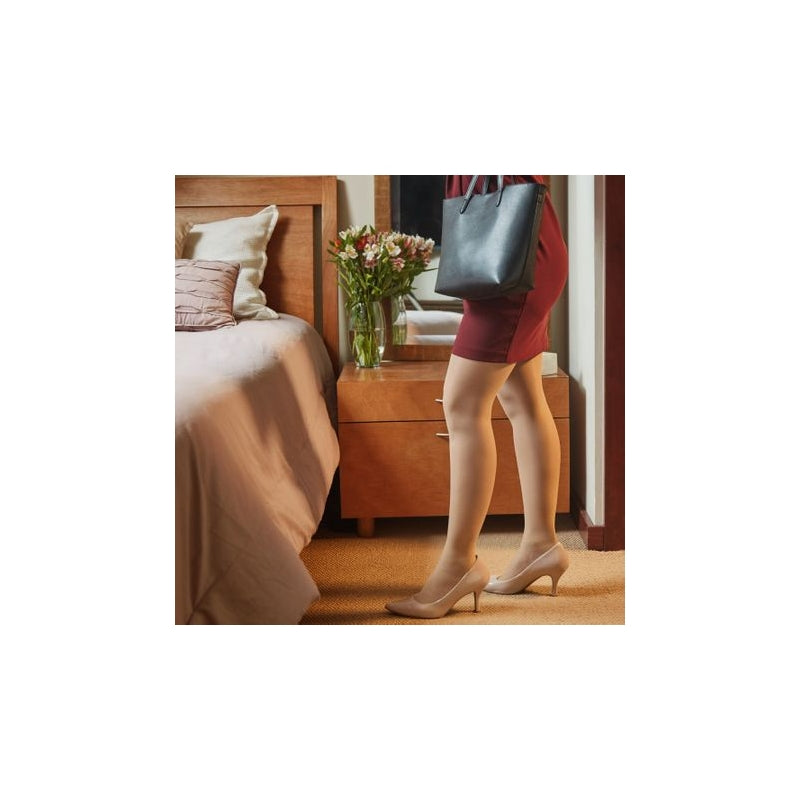 Media a la rodilla G Natural  (Beige)   20-30 mmHg.