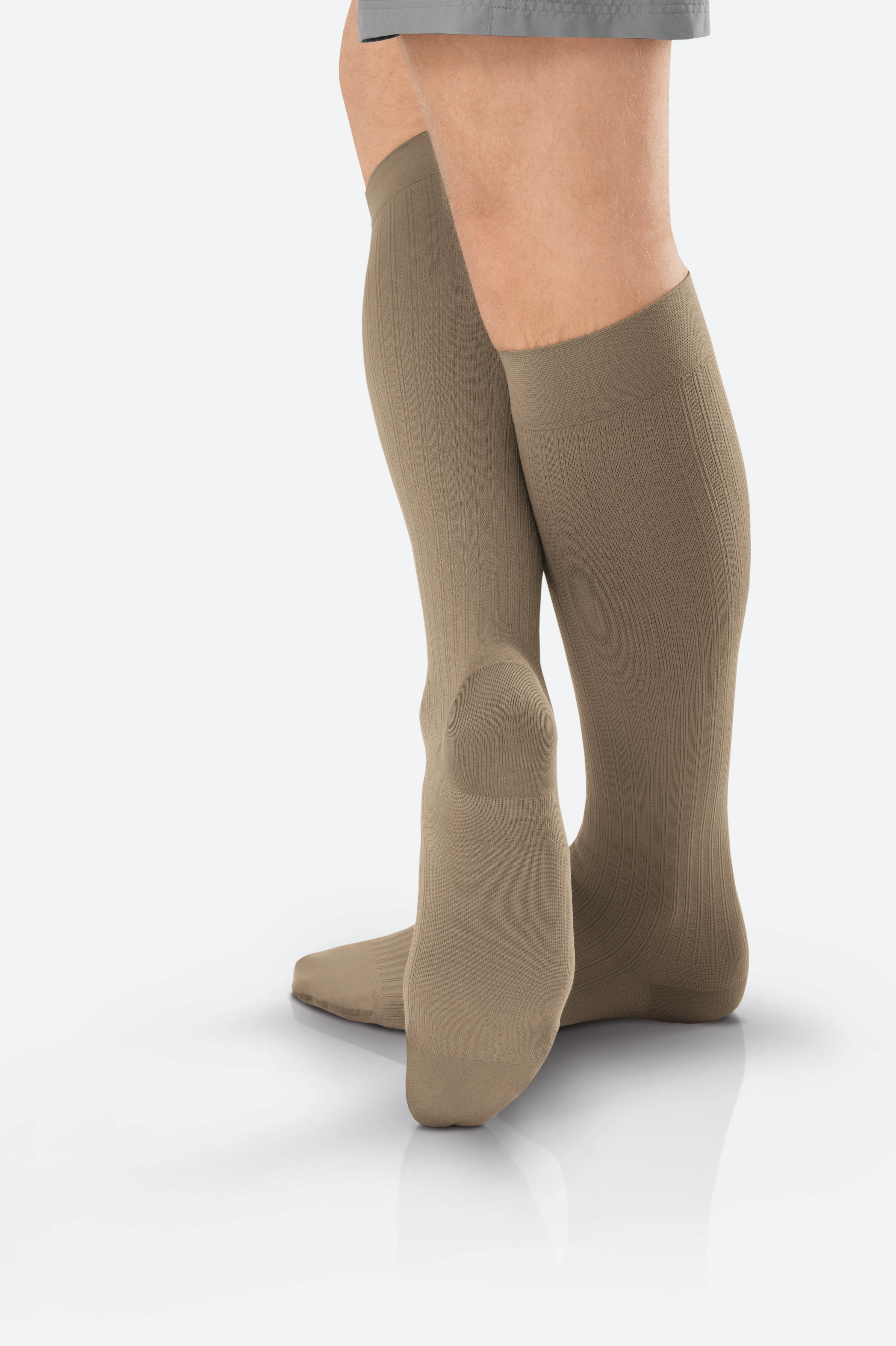 Calcetín a la rodilla M Khaki  (beige).  20-30 mmHg.