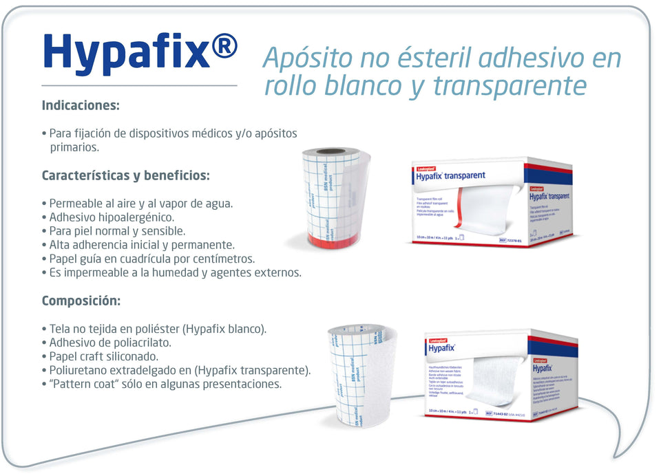 Hypafix® BLANCO  10 CM X 10 M. ROLLO.