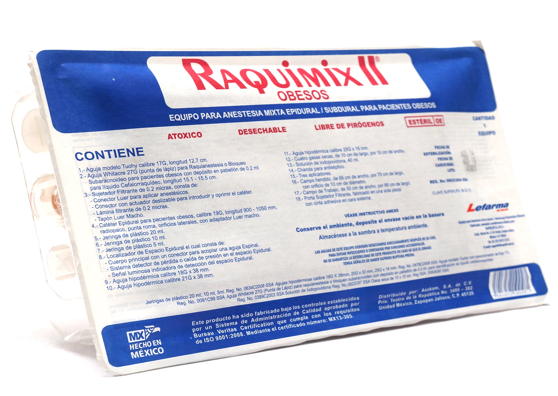 Raquimix II®. Para Obesos. Kit.