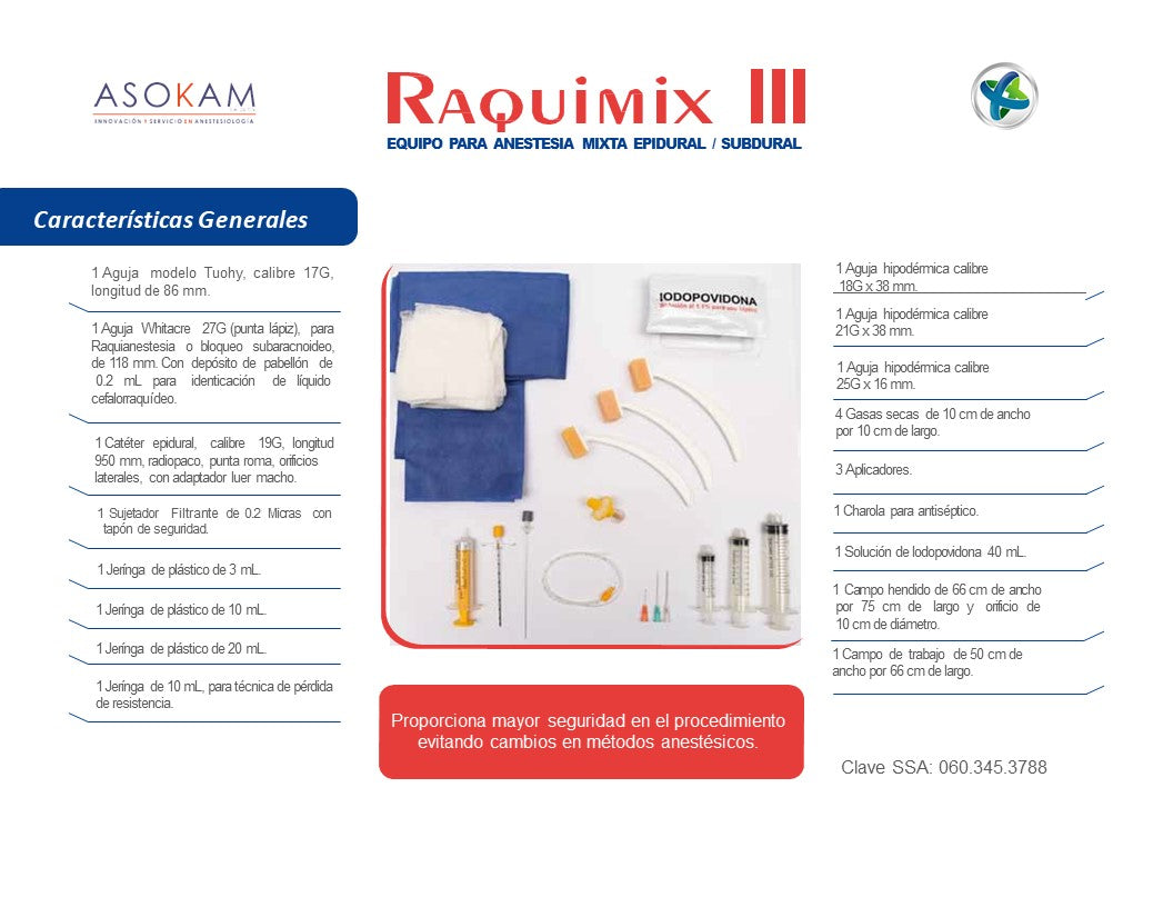 Raquimix III®. Kit.